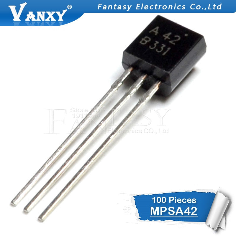 100PCS MPSA42 TO-92 A42 TO92 new triode transistor