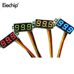 0.28 inch Digital LED Mini Display Module DC 0-100V Voltmeter Voltage Tester LED Panel Meter 0.28" 7 Segment LED Display Board