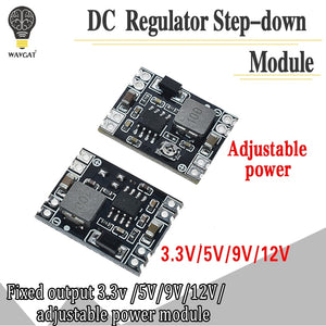 DC-DC Buck Step-down Power Supply Module 5V-12V 24V to 5V 3.3V 9V 12V Fixed Output High-Current