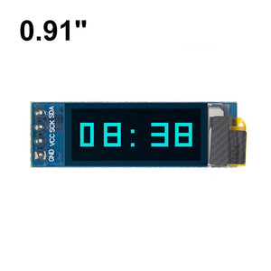 0.91 inch OLED module 0.91" white/Blue OLED 128X32 OLED LCD LED Display Module 0.91" IIC Communicate for arduino