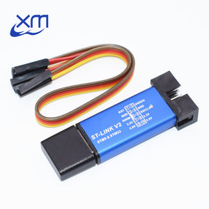 1PCS ST LINK Stlink ST-Link V2 Mini STM8 STM32 Simulator Download Programmer Programming With Cover A41