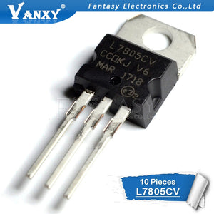 10PCS L7805CV TO220 L7805 TO-220 7805 LM7805 MC7805 new and  original IC