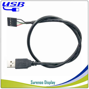 LCD2USB USB 402 40X2 4002 Character LCD Module Display Screen Panel sutible LCD Smartie & AIDA64 for DIY PC