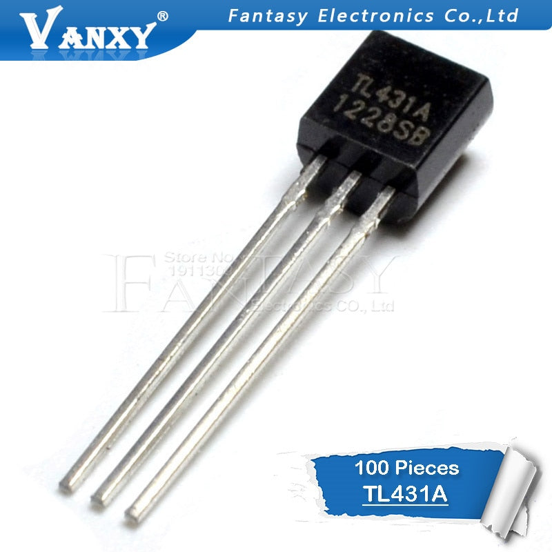 100PCS TL431 TO92 TL431A TO-92 431 new  voltage regulator IC