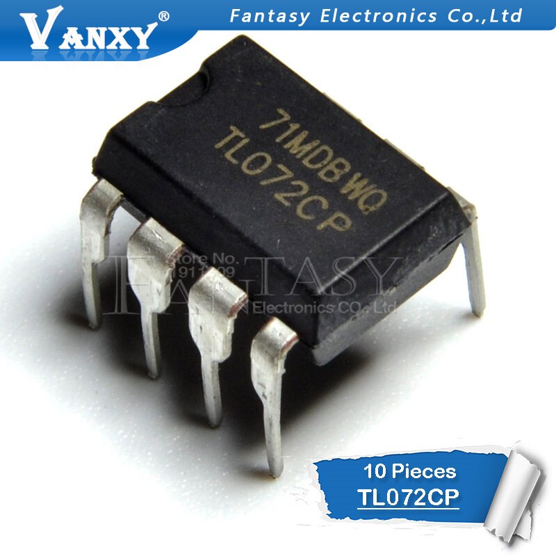 10PCS TL072CP DIP8 TL072 DIP TL072CN DIP-8 new and original IC