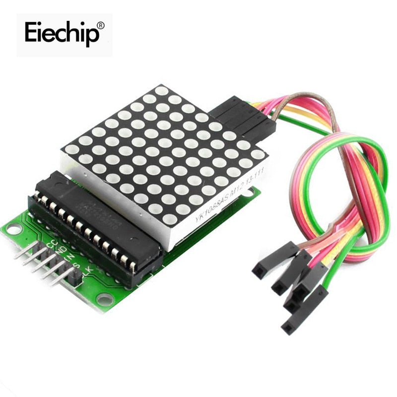 MAX7219 Dot Led Matrix Module 8*8 MCU LED Display Control Module For Arduino 5V Interface Module 8x8 Output Input Common Cathode