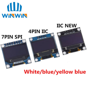 Original 0.96" OLED SPI/IIC I2C  white/blue/yellow blue 0.96 inch OLED module 128X64 OLED LCD LED Display Module For ARDUINO