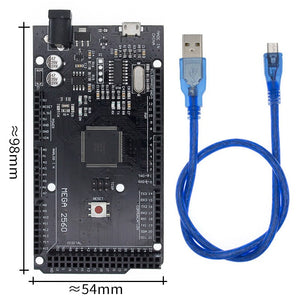 MEGA2560 MEGA 2560 R3 (ATmega2560-16AU CH340G) AVR USB board Development board MEGA2560 for arduino