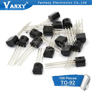 100pcs 2N3904 2N3906 2N4403 2N2907 2N4401 2N2222 PN2222 2N5401 2N5551 TO-92 TO92 transistor