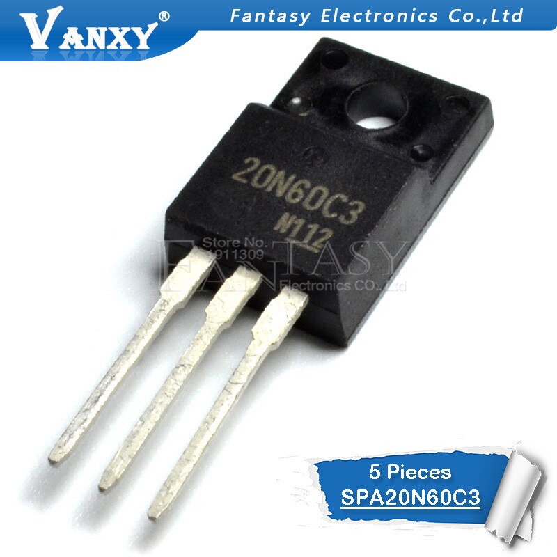 5PCS SPA20N60C3 TO-220F 20N60C3 TO220F SPA20N60 TO-220 N-channel MOS transistor 20A 600V new original